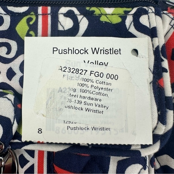 Vera Bradley Sun Valley Pushlock Wristlet Wallet Womens Brand New - Picture 2 of 7